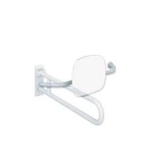 Hewi 801 Rückenstütze 801.51.9271R84 Wandabstand 230mm, rechts, Lehne signalweiß, umbra