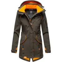 Marikoo Softshelljacke mit Kapuze – Outdoorjacke wind- und wasserabweisend Softshelljacke mit Fleecefutter und abnehmbarer Kapuze