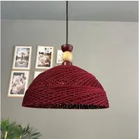 Bamyum Pendelleuchte Pendelleuchte Yimpi Hängelampe Industrial Ø30 cm, E27, Moderne Lampe, ohne Leuchtmittel, E27, Dimmbar, Einstellbare Kabellänge