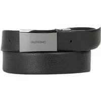 VALENTINO BAGS Ledergürtel Plaque Buckle Belt aus echtem Leder