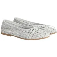 Desa Damen-Ballerinas – Obermaterial und Futter aus Leder, ohne Verschluss Ballettschuh