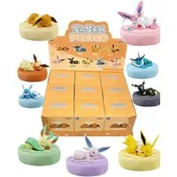 Holly Box Sammelfigur Pokemon Blind Box sleeping Eevee Figuren 1 von 9, Zufall Box