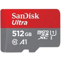 Sandisk microSDXC Ultra, Adapter "Mobile" Speicherkarte (512 GB, UHS Class 1, 150 MB/s Lesegeschwindigkeit)