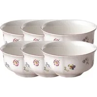 Villeroy & Boch Schale Petite Fleur Dessertschale 12cm Set6, Premium Porcelain, (Dessertschalen)