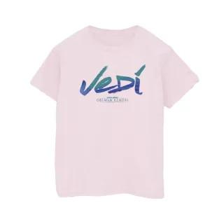 Star Wars Womens/Ladies Obi-Wan Kenobi Jedi Painted Font Cotton Boyfriend T-Shirt (Bébé Rose)