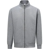 Allthemen Sweatjacke Herren mit Stehkragen Freizeitjacke Baumwolle Jacke für Herbst