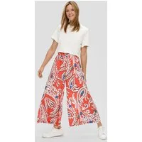 s.Oliver Culotte Hose Stoffhose mit Elastikbund