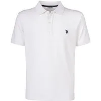 U.S. Polo Assn. Poloshirt US16147 (Baumwolle) weiss Herren