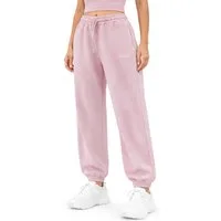 Smilodox Jogginghose Elura, Trainingshose Damen Tapered Fit, Sweatpants mit Tunnelzug Elastischer Bund, Kordelzug, Logo, Gym & Homewear