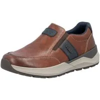 Rieker Slip-On Sneaker Schlüpfschuh, Slipper, Halbschuh, Freizeitschuh mit Kontrastbesatz