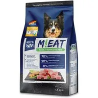 NutriQM M!EAT Adult, getreidefreies Trockenfutter mit ITW-zertifiziertem Huhn, Trockenfutter für: Hunde
