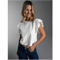 Trigema T-Shirt TRIGEMA Volant Shirt (1-tlg)