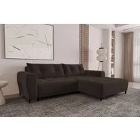 99rooms Ecksofa Massimo, Sofa L-Form, Eckcouch, mit Schlaffunktion,Rundumbezug, in Cordstoff POSO