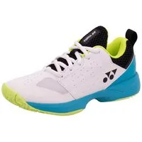 Yonex Lumio Allcourt 2024 weiss/türkis Kinder Tennisschuh