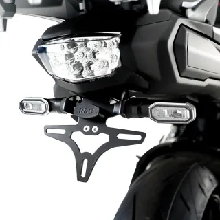 R&amp;G Kennzeichenhalter Heckumbau SHORT schwarz Suzuki GSX-S 1000 GT Bj.22-25 eintragungsfrei plug&amp;play