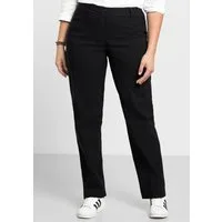 Sheego Jerseyhose Stretch-Hose normal mit schmalem Bund