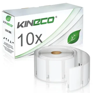 10 Etiketten für Dymo 11354 S0722540 32x57mm
