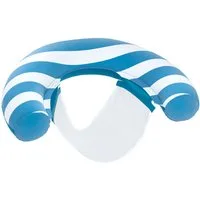 Bestway Badeinsel Comfort Plush™, (Packung, 1-St., 103 x 70 x 21,5 cm), Hochwertige, wasserfeste Comfort Plush™ -Samtoberfläche