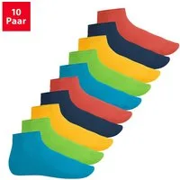 Footstar Kurzsocken EVERYDAY! 10 Paar Quarter Socken Kurzsocken Kurze Baumwoll Socken
