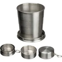 Macma Becher Faltbarer Edelstahltrinkbecher / 250 ml