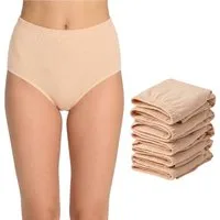 Seher/Tutku Slip Damen 6er 10er Pack – Retro-Slip 100% Baumwolle hoher Bund S-4XL (6-St., 6er- oder 10er-Pack) Hohe Taille für zusätzlichen Komfort
