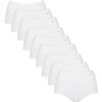 sloggi Maxislip Pure Comfort Maxi (9-St) Frauen High Waist