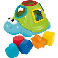 ABC-Dickie-Simba Steckspielzeug Schwimmende Sortierschildkröte mit 5 Steckteilen 104010027