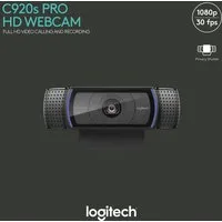 Logitech C920s Pro HD 1080p 1920x1080 Pixel 30 FPS USB schwarz 960-001252 Webcam