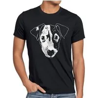 style3 T-Shirt Dog Hund Haustier Tier jack russel terrier Hundegesicht kopf top