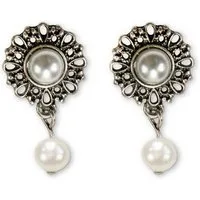 Alpenflüstern Ohrhänger-Set Ohrstecker - HELENA - creme