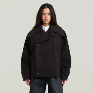 G-Star - 4 Pocket cape jkt wmn dk black - Gr. - S
