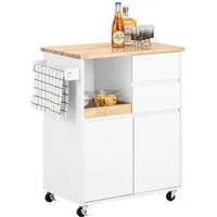 SoBuy Küchenwagen FKW123, Rollwagen Küchenwagen Servierwagen Küchenschrank, Küche Esszimmer