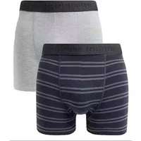 Bamboo Green Threat Boxershorts Herren 2ER-PACK ATMUNGSAKTIV Trunk Panties Atmungsaktiv, Antibakteriell, Superweich, Umweltfreundlich