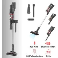 KB Elements Hand-und Stielstaubsauger Kabelloser Staubsauger, Akku Staubsauger, Stielstaubsauger akku, 400,00 W, Beutellos, Beutellos, Bürstenloser Motor, 90-180 grad Bodenbürste, 1,6 Kg