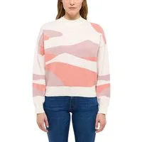 MUSTANG Sweater Damen Style Carla Jacquard