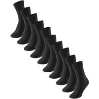Schiesser Langsocken 10er Pack Bluebird (Spar-Set, 10-Paar) Socken - Baumwolle - Atmungsaktiv - Langanhaltende Frische