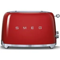 Smeg Toaster TSF01RDEU, 2 kurze Schlitze, für 2 Scheiben, 950 W