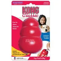 KONG Kauspielzeug KONG Classic XL, rot, Kauspielzeug aus Naturkautschuk für Hunde