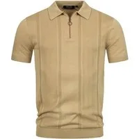 Indicode Poloshirt Herren INSago Polo Shirt Herrenshirt Kurzarm-Poloshirt mit Reißverschluss