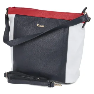 Kaerlek Schultertasche - Gr.  - Blau - Kunstleder