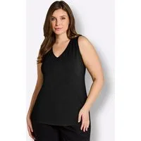 Sheego Strandkleid Shirttop Ärmellos