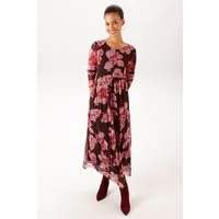 Aniston CASUAL Maxikleid mit dekorativen, großflächigen Blüten bedruckt - NEUE KOLLEKTION