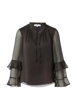 comma - Bluse braun - Gr. - 44
