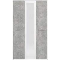 Home affaire Kleiderschrank Varadero, 2 moderne Farbkombinationen mit schwarzen Griffen mit 1 Spiegeltür, in den Breiten 119 und 157cm, FSC-zertifiziert