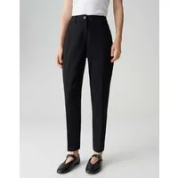OPUS Stoffhose MELINA COZY aus Baumwoll Mix schmal zulaufendes Bein, fester Griff
