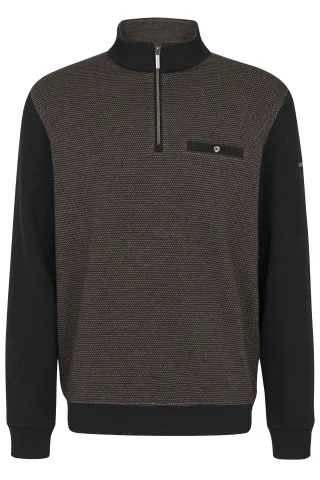 bugatti - Herren Sweatshirt braun - Gr. - XXL