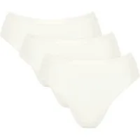 sloggi Tai-Slip GO Daily Cotton (3er Pack) Glanz-Effekt Details, hoher Beinausschnitt, weich, elastisch