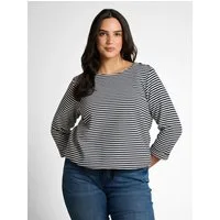 TOM TAILOR PLUS T-Shirt TTP T-Shirt mit Streifen Muster