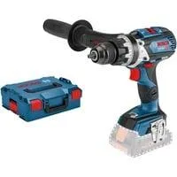 Akku-Schlagbohrschrauber GSB 18V-110 C Professional solo, 18Volt, Schlagbohrmaschine blau/schwarz, ohne Akku und Ladegerät, L-BOXX