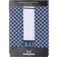 Sansibar Sylt Geschirrtuch Geschirrtücher-Set, 3-tlg, 50x70 cm, 100% Baumwolle, Premium Qualität, (Set, 3x Geschirrtuch, 50x70 cm, zwei verschiedene Designs), Jacquardgewebe, zwei verschiedene Motive